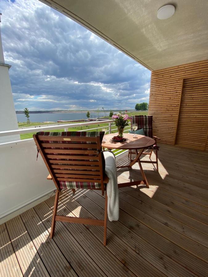Modernes Apartment Am Hafen Mit Seeblick Großräschen Kültér fotó
